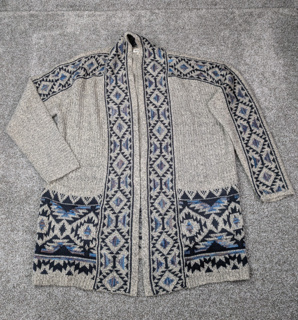 Margeaux & Ellie Cardigan Sweater Womens L Southwestern Aztec Native Tribal
